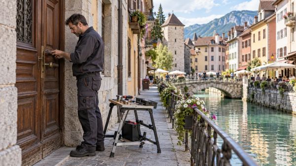 Services de serrurerie d'urgence à Annecy : assistance 24h/24